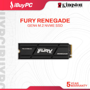Kingston Fury Renegade 2TB Gen4 NVMe SSD With Heatsink